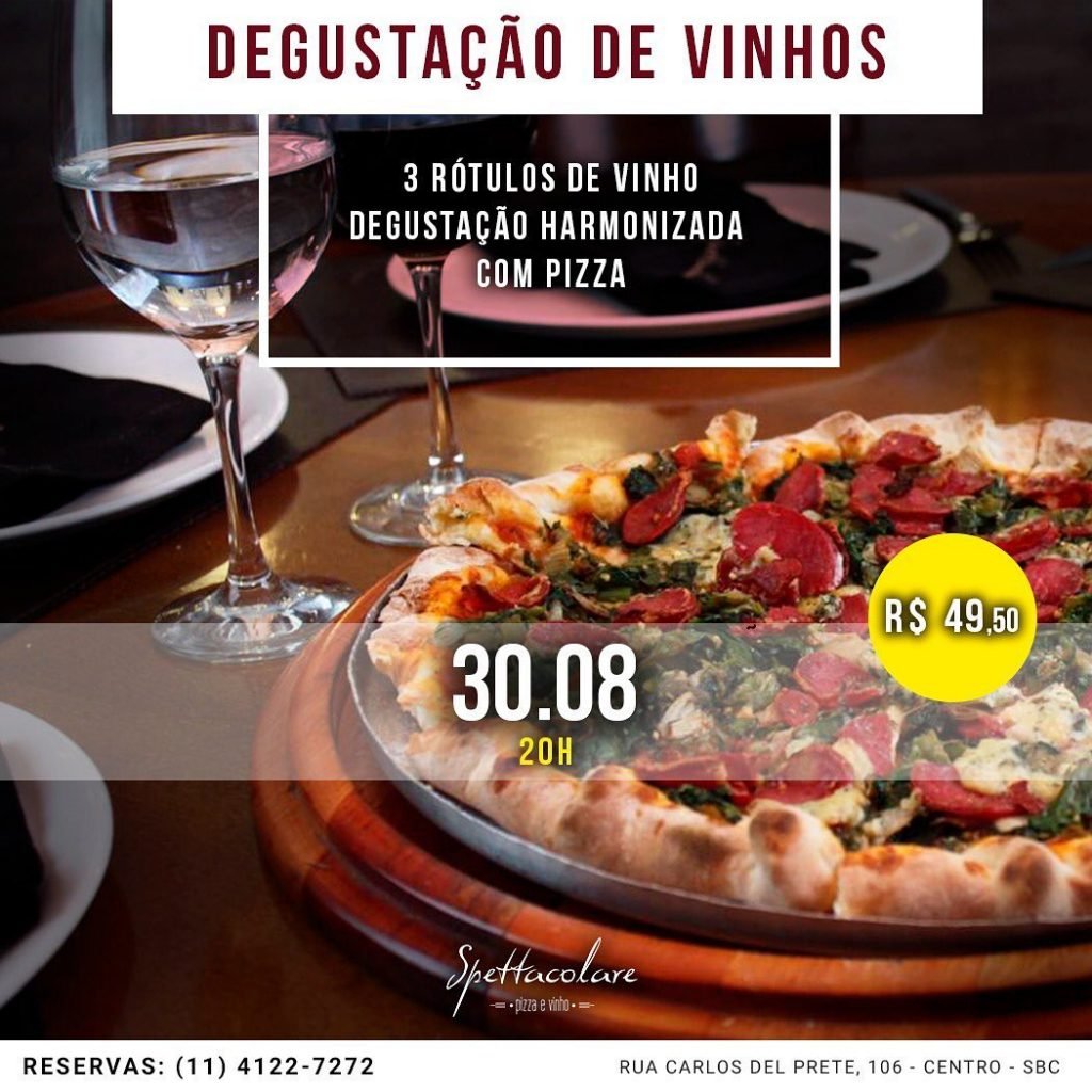 Dia da Pizza: data pede acompanhamento de um bom vinho ou espumante