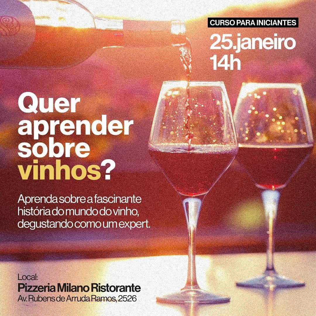 CURSO DE VINHOS PARA INICIANTES – Agenda do Vinho